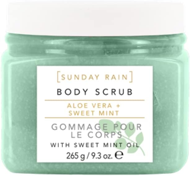 Polishing Body Scrub for Extra Smooth & Soft Skin, Vegan and Cruelty-Free, Tropical Mango Butter and Coconut Oil, 265G