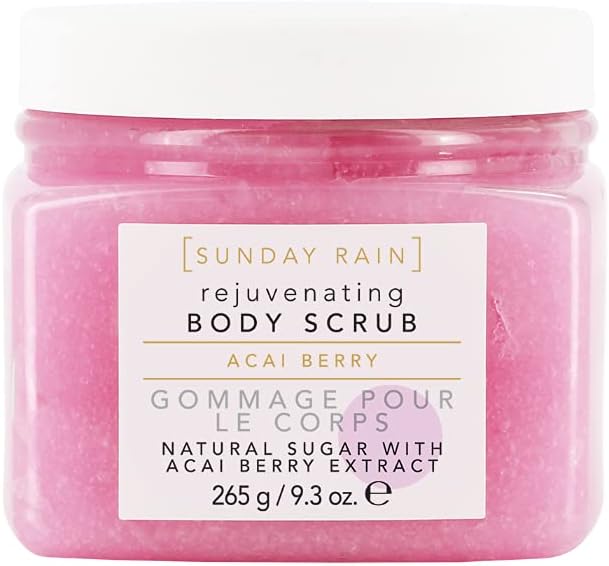 Polishing Body Scrub for Extra Smooth & Soft Skin, Vegan and Cruelty-Free, Tropical Mango Butter and Coconut Oil, 265G