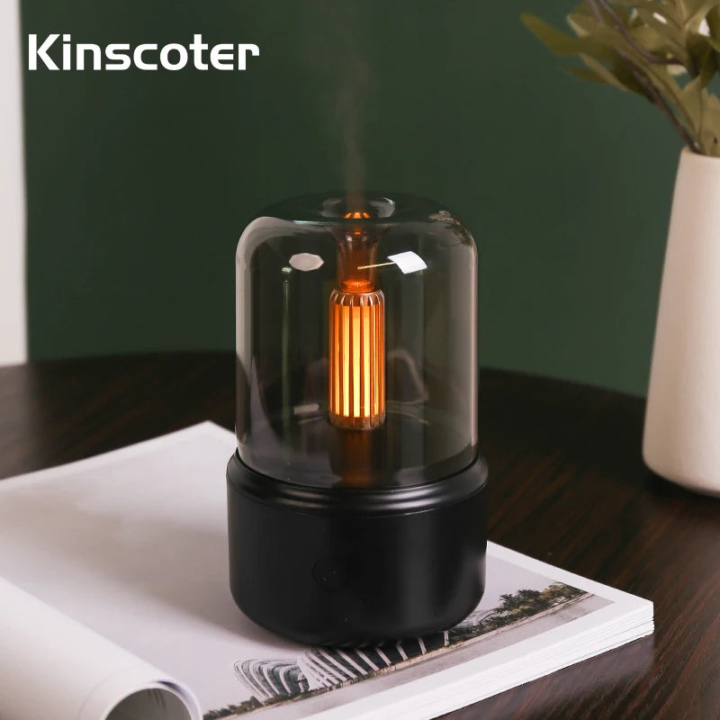 Aromatherapy Essential Oil Fragrance Diffuser, Electric USB Aroma Diffuser, Mini Bedroom Ultrasonic Air Humidifier